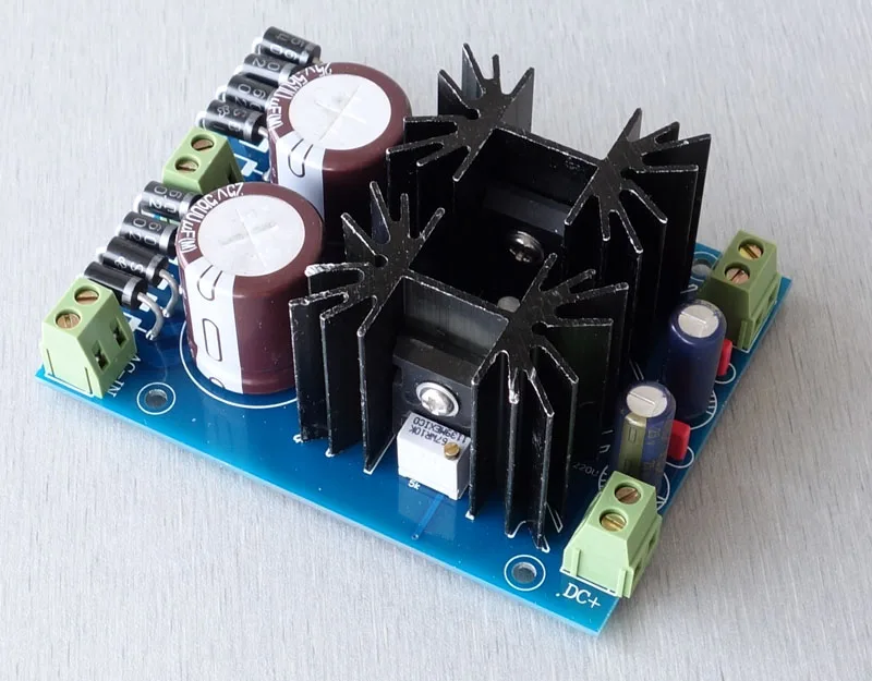 LT1083CP мощная линейная Hi Fi плата с регулировкой постоянного тока двухканальный