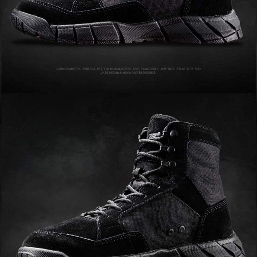 New special forces ultra light military boots outdoor light army fan tactical boots desert combat jungle hunting hiking shoes