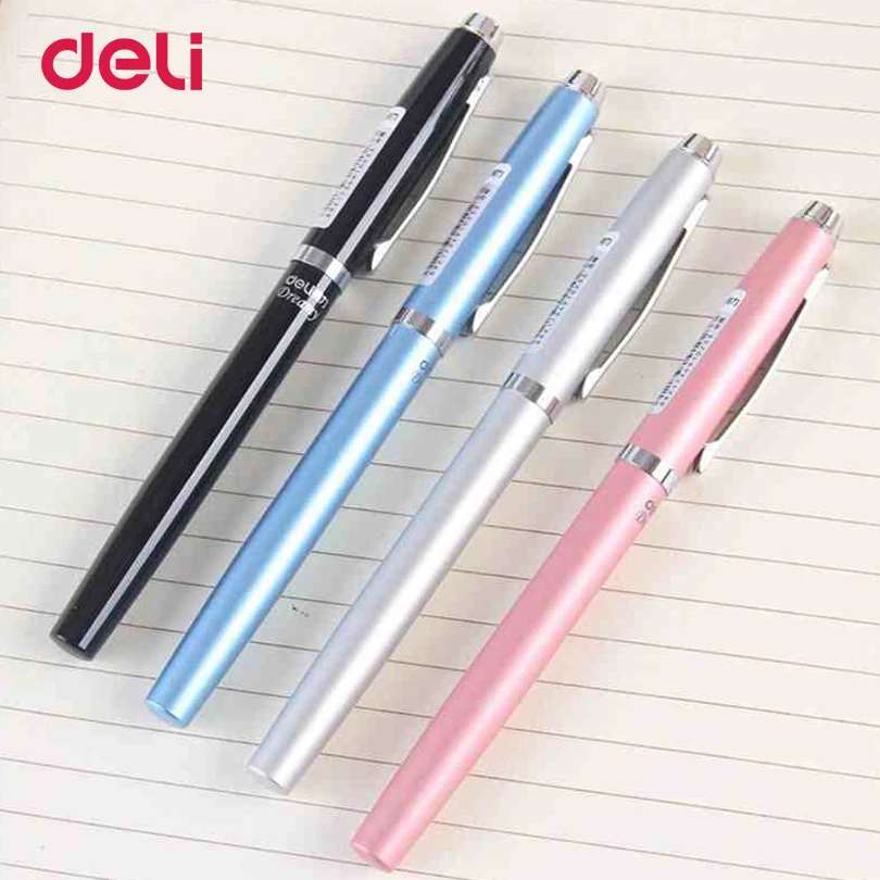Ручка перьевая Deli 0 38 мм школьные и офисные принадлежности|fountain pen 0.38mm|fountain penink