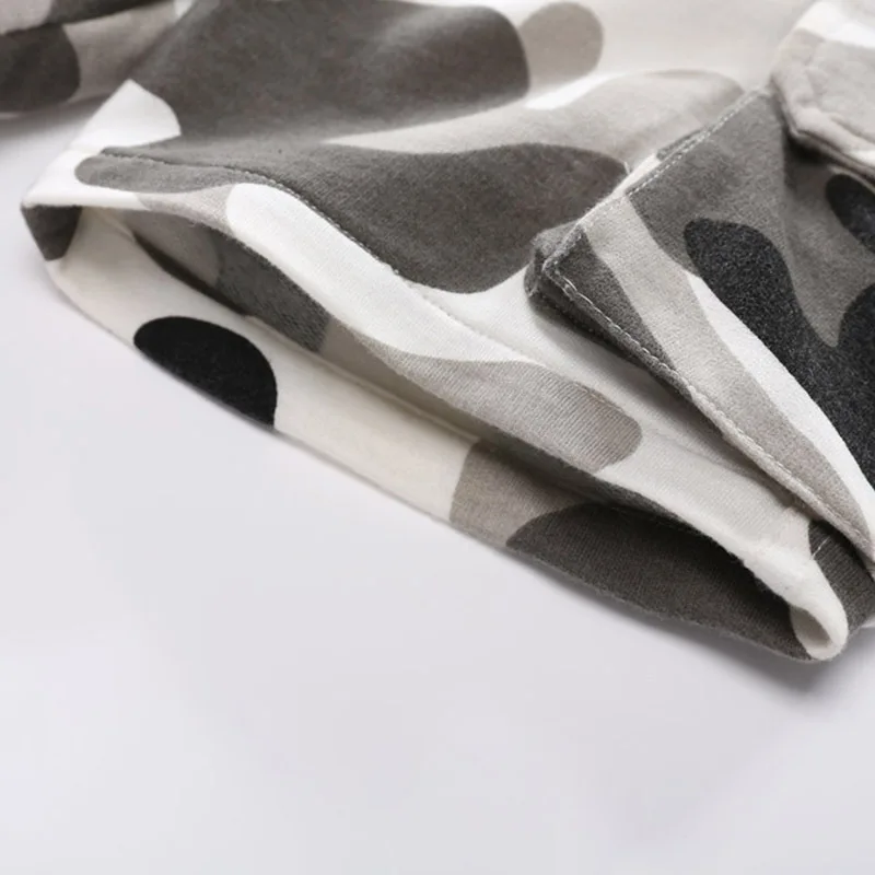 

LarLarBoom Kids Shorts 2019 Summer Camouflage Trousers Baby Boy Beach Shorts Pocket Children's Clothing Casual Boys Shorts