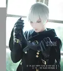 Парик для косплея NieR:Automata 9S YoRHa No.9 модель S Wistalia короткий серебристый белый термостойкий (без накладок на глаза)