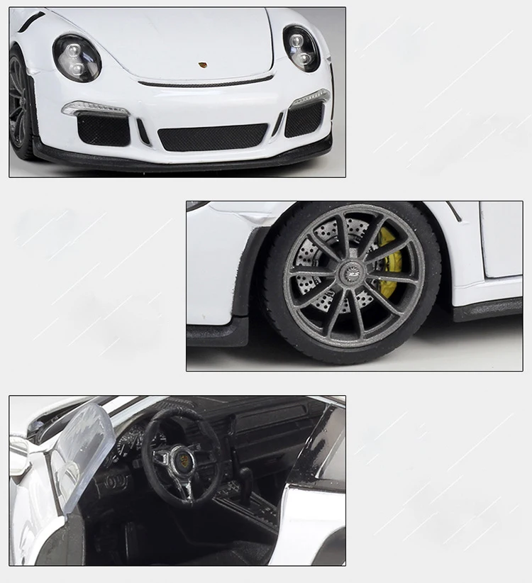 Welly литья под давлением 1:24 модель симулятора автомобиля сплав Porsche 911(997) GT3 RS спортивный автомобиль металлическая игрушка гоночный автомобиль для детей Коллекция подарков