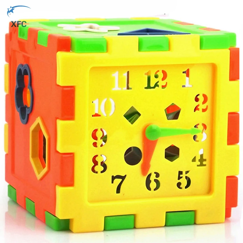 Xfc Для детей образования 3D игру животного Форма Алфавит Конструкторы игрушка куб