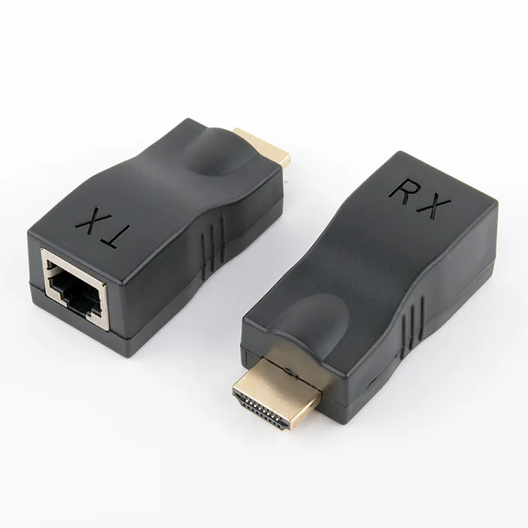 HDMI-удлинитель HD 1080P к RJ45 LAN Ethernet-кабелю конвертер над CAT-5e/6 кабелями 30 м |