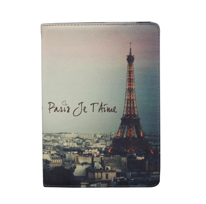 2014 New Fashion Luxury Europe Retro Flag Effeil Tower PU Leather Flip Stand Case Cover for ipad Air For 5 | Компьютеры и офис