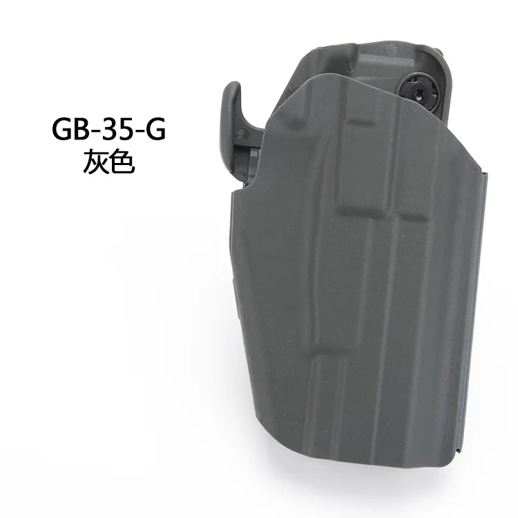 GB-35-Gray Тактический Пистолет Кобура Правая Рука Охота страйкбол боевой пистолет кобура для Glock 17 19 38/USP/H& K/PT24/SIG P226 - Цвет: GB-35-Gray