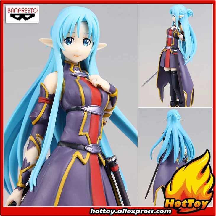 100% оригинальная фигурка Banpresto SQ Yuuki Asuna ALO ver. (специальный цвет) от &quotSword Art Online II