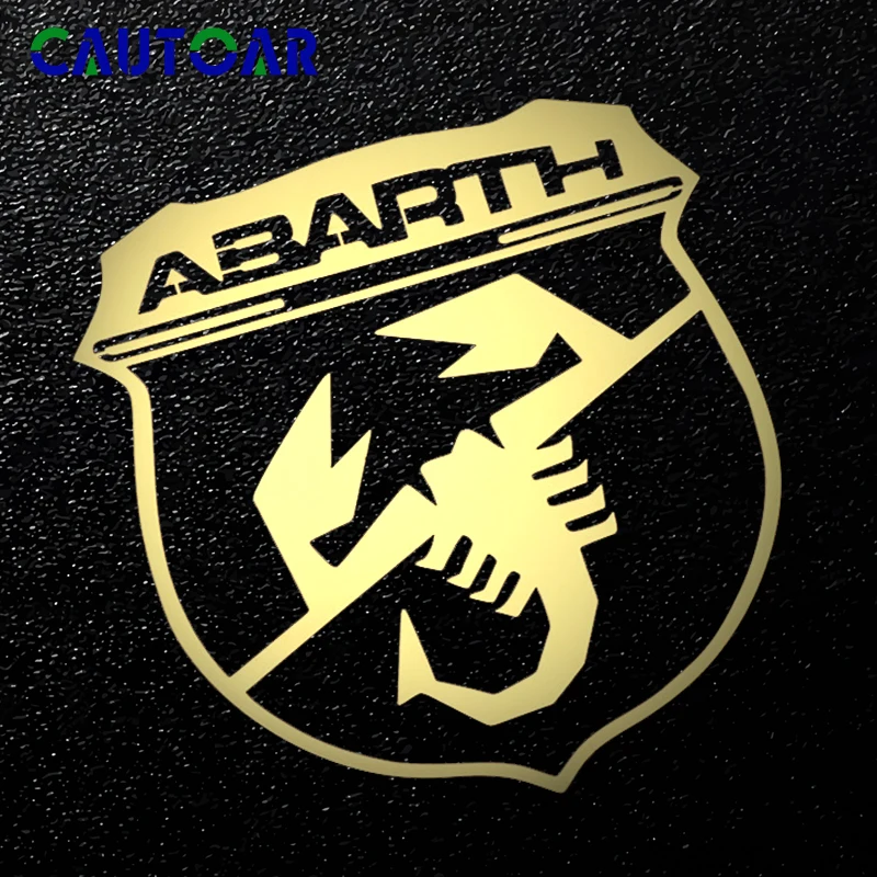 

10pcs Fashion 3D decoration Stickers Nickel Metal decal car styling Accessories for Fiat 500 Abarth Scorpion