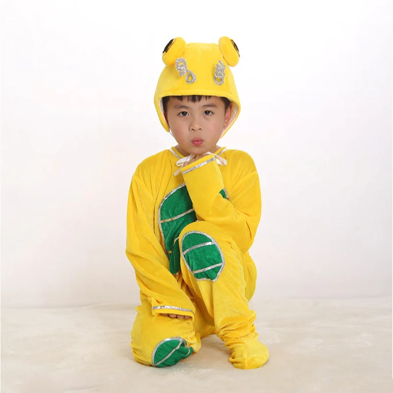 Детский костюм для косплея на Хэллоуин вечерние костюмы с длинным рукавом желтый