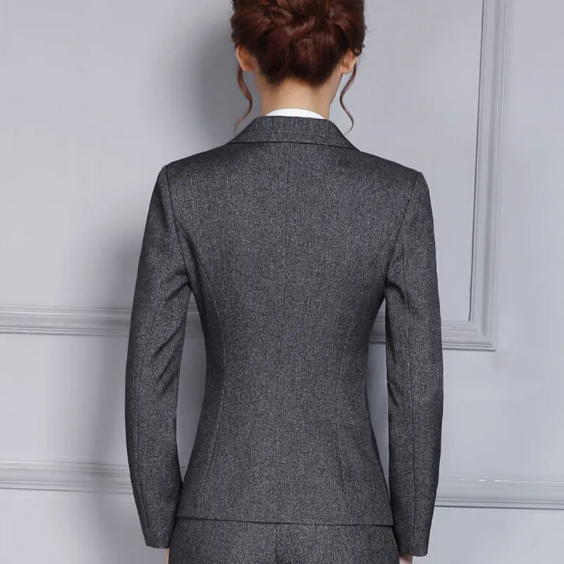 Новый модный осенний Женский блейзер верхняя одежда приталенный деловой пиджак