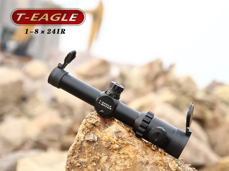 T-Eagle 1-8x24 IR тактический прицел AirRifle sniper охотничья Оптика прицел для стрельбы и на открытом воздухе электро