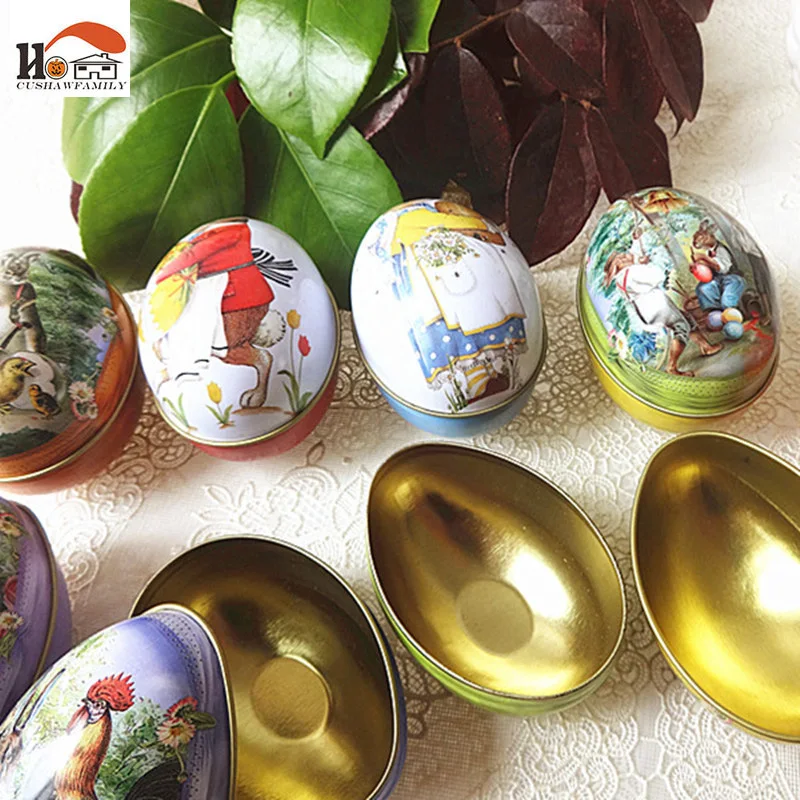 CUSHAWFAMILY 1 шт. маленькая Пасхальная коробка для яиц конфет хранения свадебная