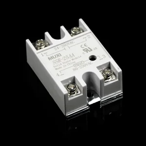 1pcs SSR-10AA SSR-25AA SSR-40AA High Quality Brand New Muxi Solid State Relay 5-24VAC To 24-380VDC 6-20mA Temperature Control