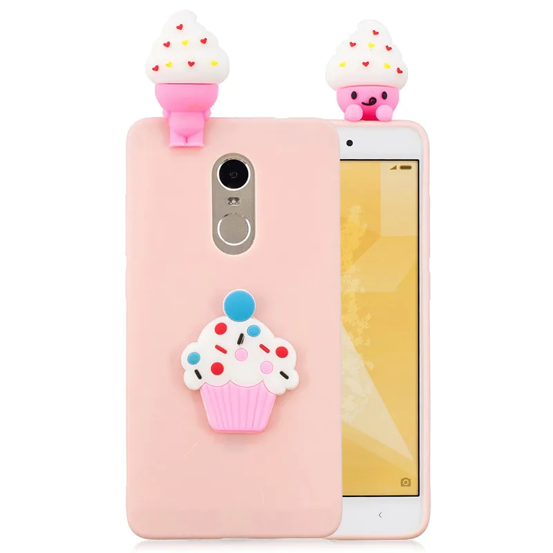 E Для Xiaomi Redmi Note 4X чехол для Coque Xiomi Xiaomi Redmi Note 4 4X чехол 3D единорог панда кукла игрушка Мягкий силиконовый чехол для телефона - Цвет: E