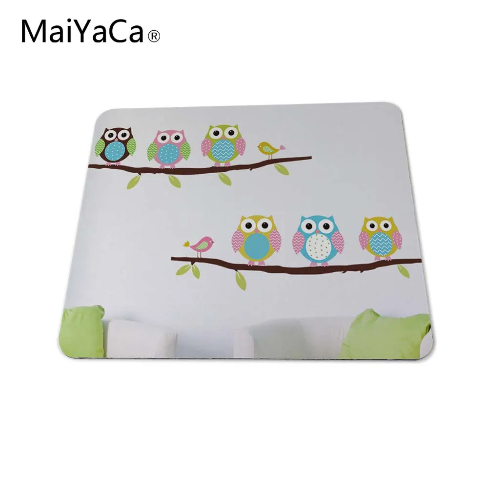 MaiYaCa милый мультфильм сова с коробкой упакованы Silon aming коврик для мыши 180x220x20мм |