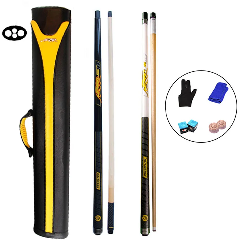 3142 S2 Break Cue Punch Jump Pool Stick 12 75 мм 11 5 наконечник черный белый цвет с корпусом для