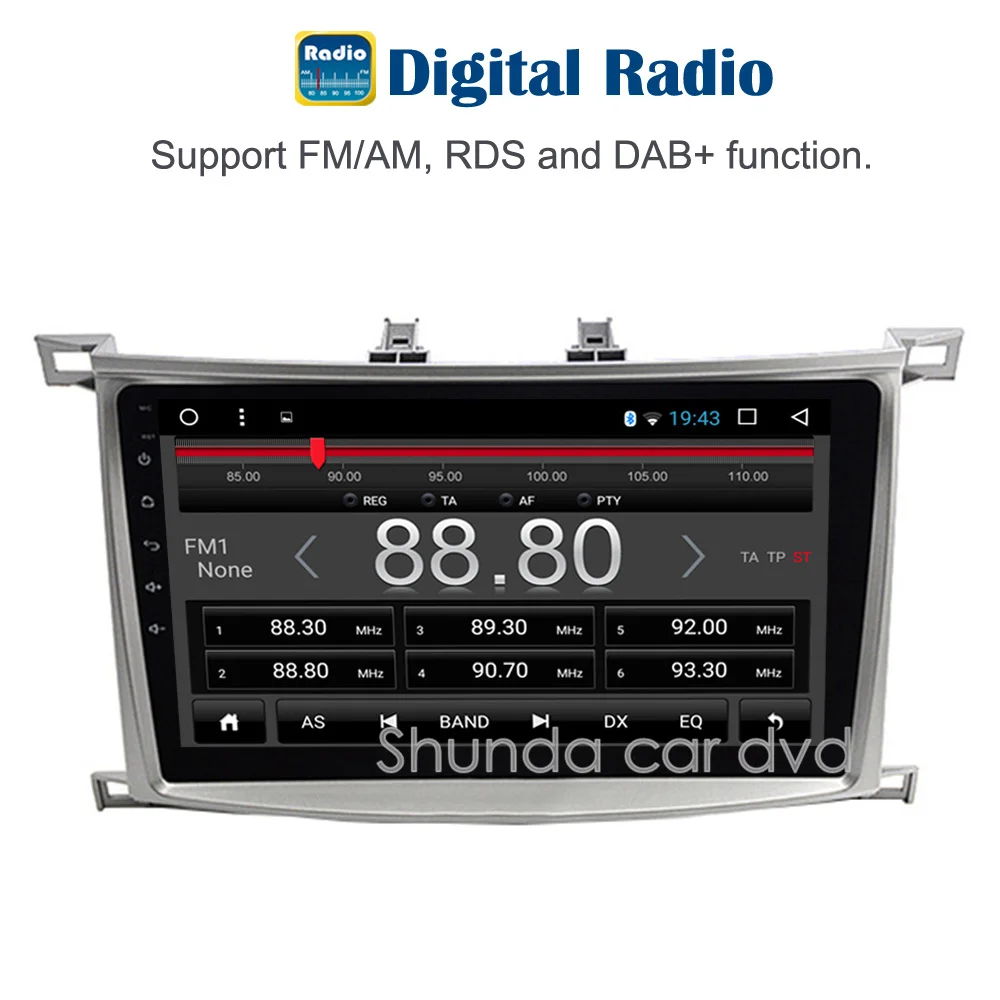 Shunda HD 9 &quotAndroid 7 1 T8 dvd-плеер автомобиля для Toyota Land Cruiser 100 LC100 2003-2007 с 3g 4 г WI-FI gps Радио BT
