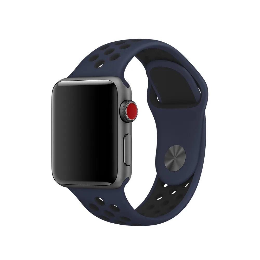 Спортивный ремешок для Apple Watch band 42 мм 38 iWatch Series 3 2 1 силиконовый браслет на