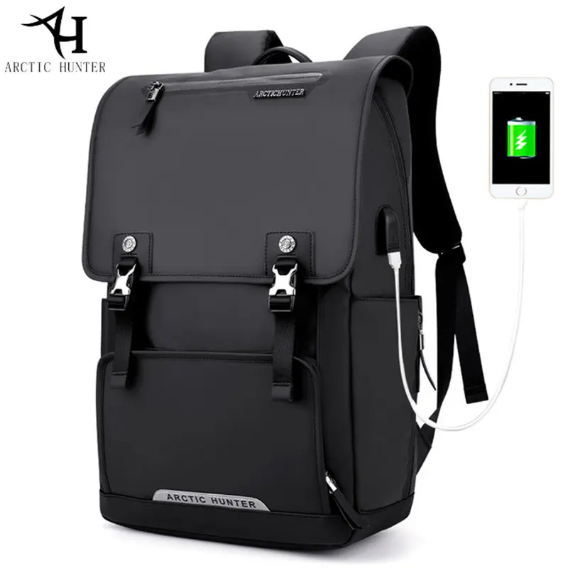 ARCTIC HUNTER Высокое качество Оксфорд + рюкзак из искусственной кожи USB порт для
