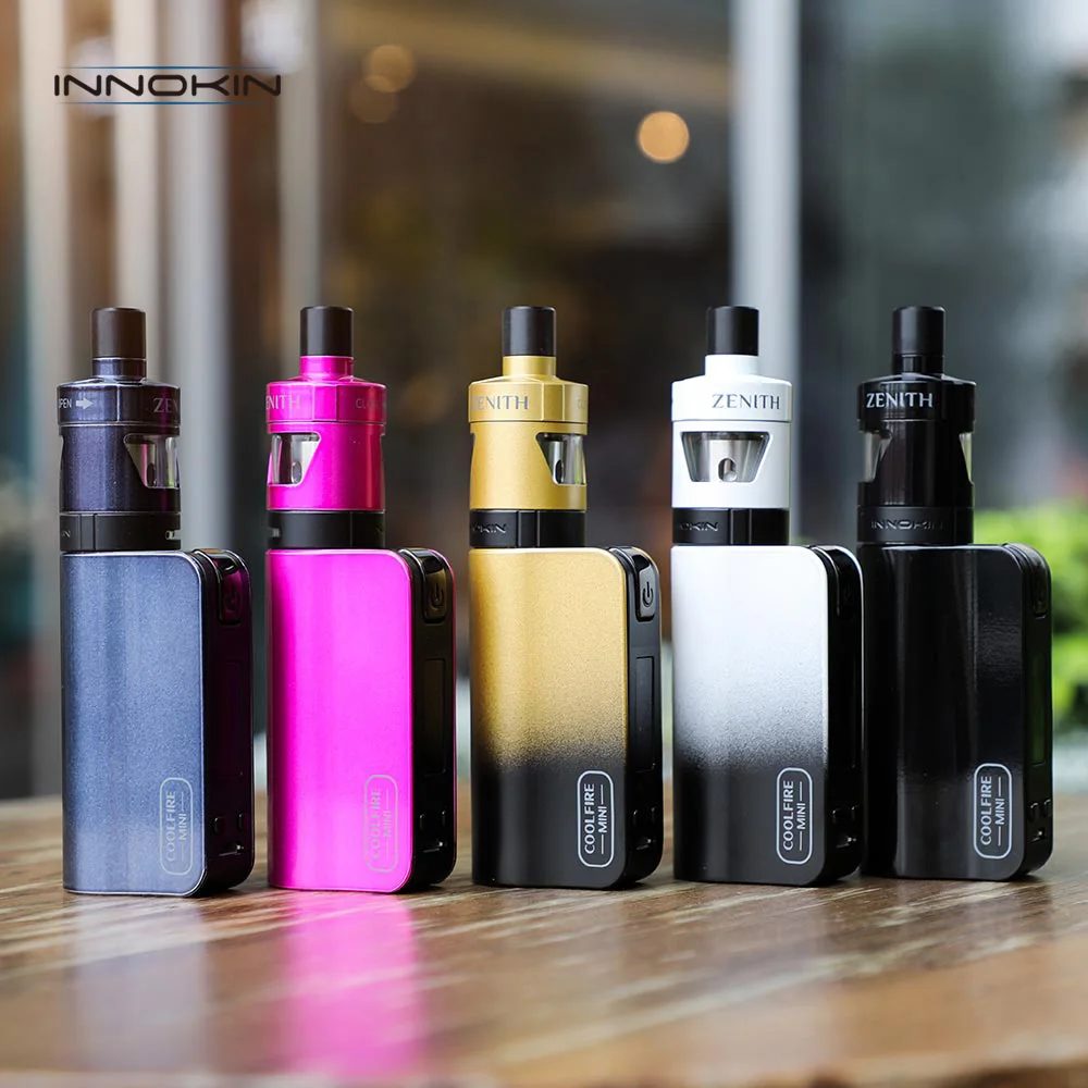 Оригинальный Innokin CoolFire Mini Zenith D22 Vape комплект 2 мл бак атомайзер 1300 мАч встроенный