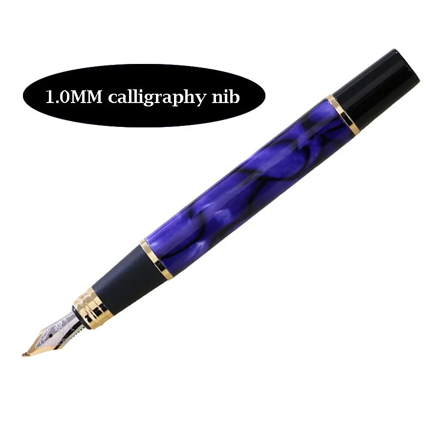 Роскошный Jinhao 500 металл перьевая ручка 0.5 мм перо наконечник 18KGP чернильная ручка канцелярия канцтовары ручки для школы авторучка