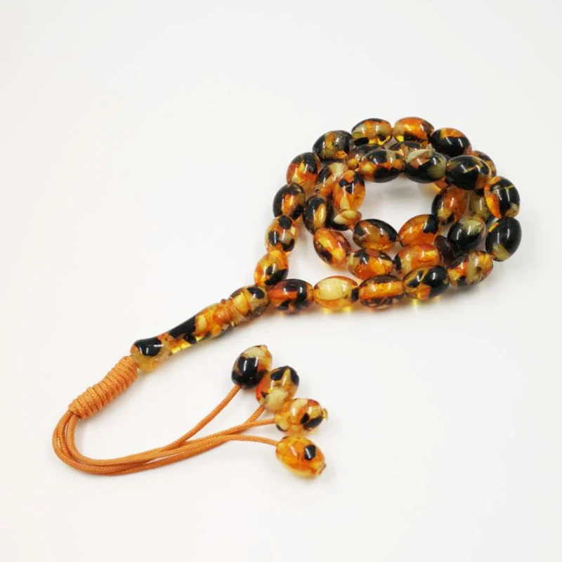 Смола Tasbih (с запахом) 33 бусины мусульманский Розарий исламский мужской браслет