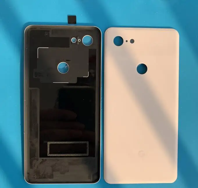 Pink Pixel 3 XL Для Google Pixel 3 XL белый чехол для батареи Замена стеклянного корпуса для Google 3 XL Замена задней двери+ свободный шнур - Цвет: Pink Pixel 3 XL