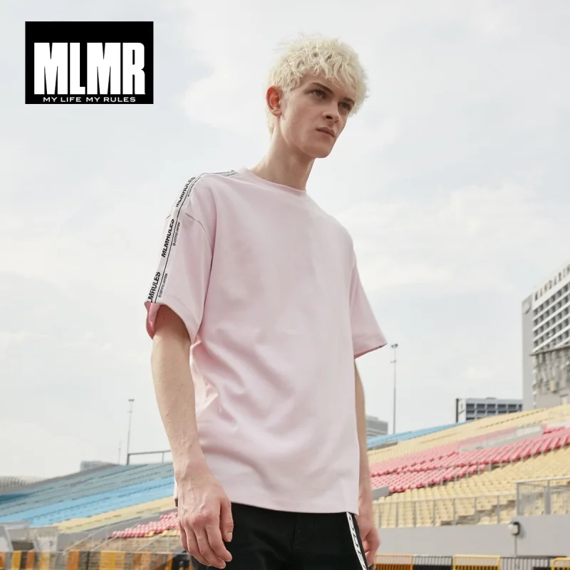 JackJones Мужская однотонная свободная футболка с короткими рукавами в стиле хип-хоп