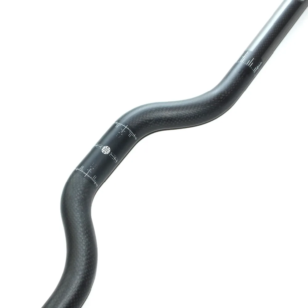 EC90 Full Carbon Fiber MTB Bicycle Handlebar 25.4MM BMX Mountain Bike Flat/Rise Bar Free Shipping | Спорт и развлечения