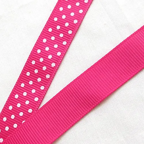 Случайный 10 ярдов 5/8 ''(15 мм) Grosgrain лента печать горошек для волос бант вечеринки