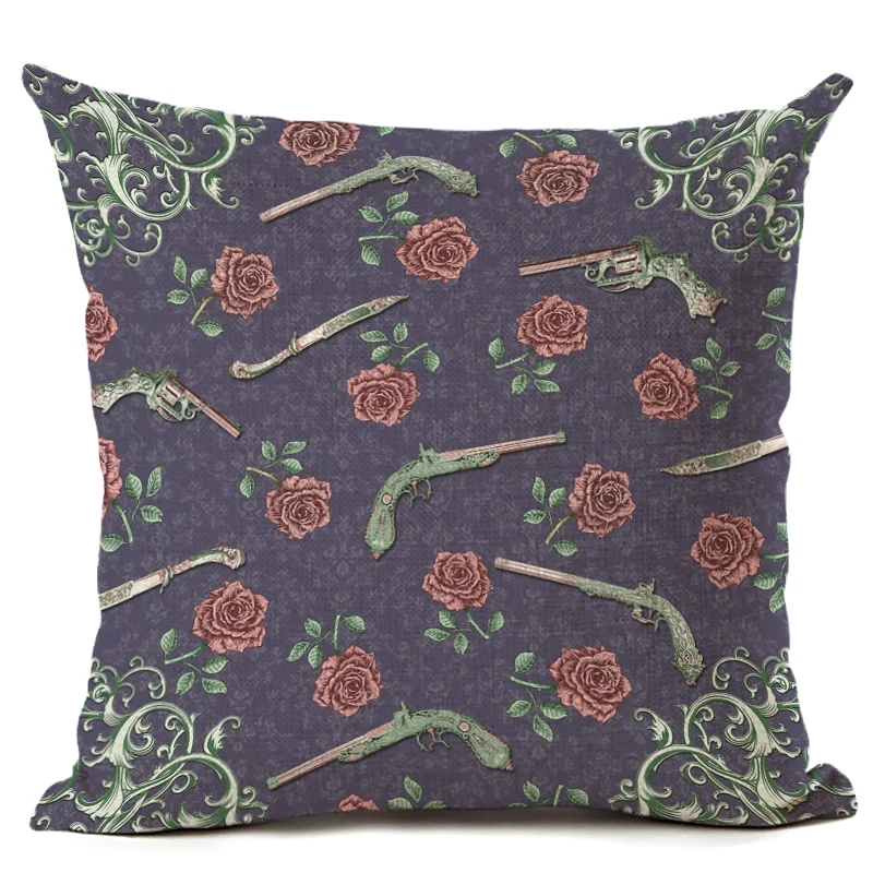 N Горячая продажа ружья домашняя декоративная подушка для дивана Подушка Чехол