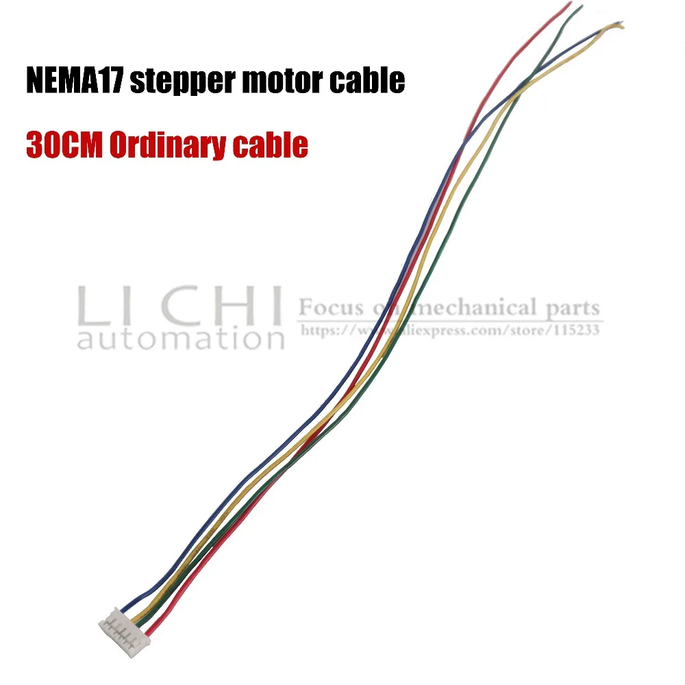 Бесплатная Доставка 5 шт. CE сертификация NEMA17 кабель 17HS4401 с 4мя фазами Nema 17
