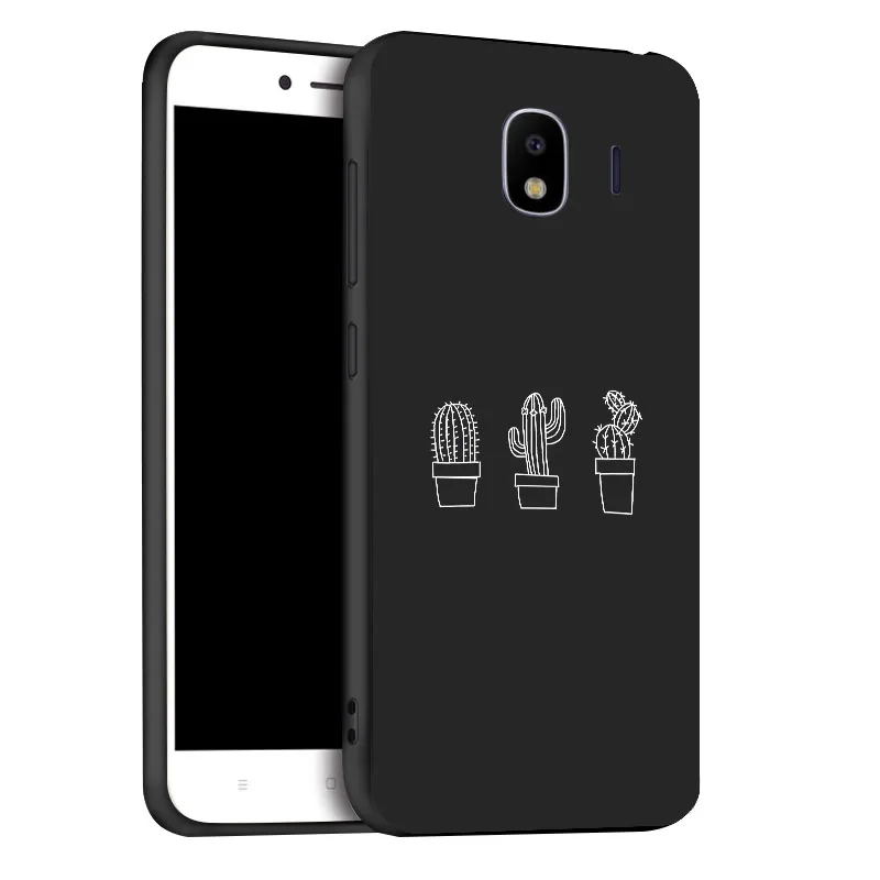 Мягкий Черный силиконовый чехол для samsung Galaxy J4 EU чехол s TPU чехол для телефона samsung J4 Plus Чехлы бампер Fundas - Цвет: x081