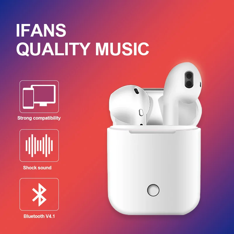 Ifans Высокое разрешение Bluetooth наушники стерео звук беспроводные микрофон