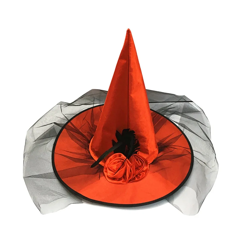 Halloween Witch Hat Wicked Cap Party Decoration Decor Hats Fancy Dress Top 2019 new | Дом и сад