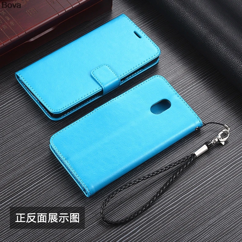 Держатель для карт, чехол для Meizu M6 из искусственной кожи, чехол-бумажник для Meizu M6 5,", защитные сумки