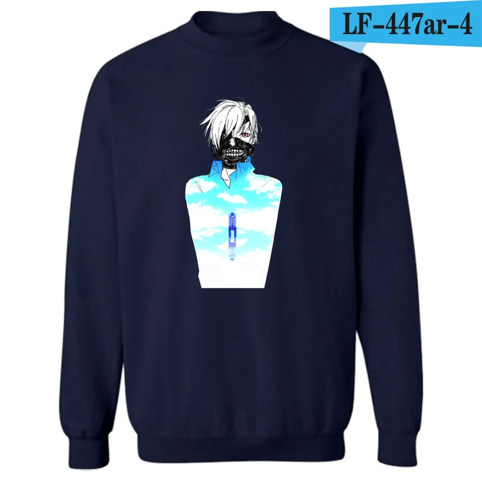 navy blue Luckyfridayf Токио вурдалак harajuku Толстовка Для мужчин хип-хоп в мода плюс Для мужчин S Толстовки и свитшоты streetswear xxs 4xl - Цвет: navy blue