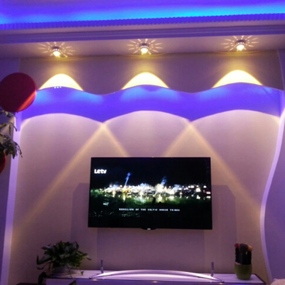 Светодиодный настенный светильник с кристаллами smallpox 1 Вт/3 Вт для KTV/bar освещение