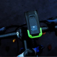 4000mah waterproof bicycle light with horn usb rechargeable 800 lumens led light for bike cycling front lamp bicycle accessories