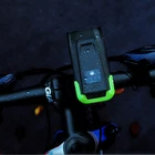 4000 мАч Водонепроницаемая велосипедная фара с рогом USB Перезаряжаемый 800 люмен светодиодный свет для велосипеда Велоспорт передняя лампа Аксессуары для велосипеда