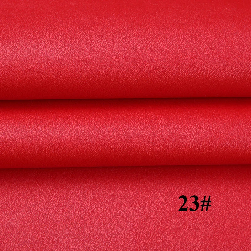 Meetee 50x137 см Pu искусственная кожа ткань мягкая искусственная кожа для шитья DIY Швейные Брюки Одежда Аксессуары AP480 - Цвет: 23