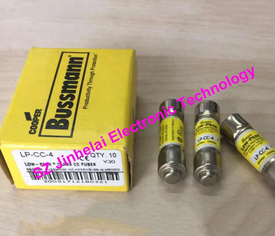 

Новые и оригинальные Φ предохранители с задержкой 4A 600V 10*38mm