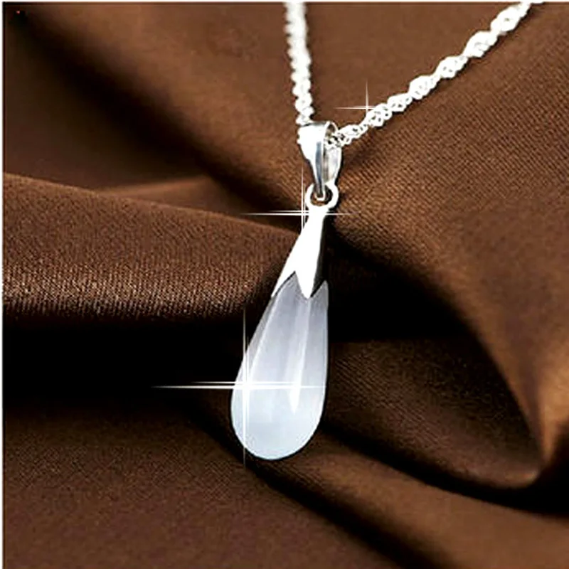 Женский комплект из колье и серёг с подвеской кошачий глаз|necklace and earring set|jewelry sets for