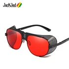 Очки солнцезащитные JackJad 2020, модные крутые солнечные очки с сеткой в стиле панк, винтажные брендовые дизайнерские солнечные очки в стиле стимпанк, 66337