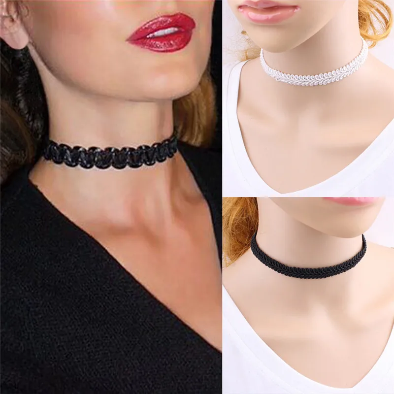 Новинка модное женское Макси ожерелье аксессуары лучший подарок панк черная