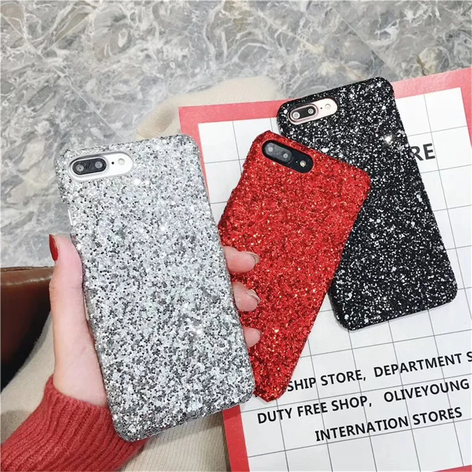 Модный Блестящий блестящий чехол для телефона beyour iPhone X 8 7 Plus 6 S ультра тонкий