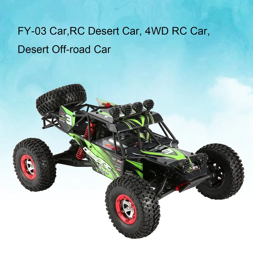 FY 03 EAGLE 3 1:12 4WD 2 4G полномасштабный пустынный внедорожный Радиоуправляемый пульт