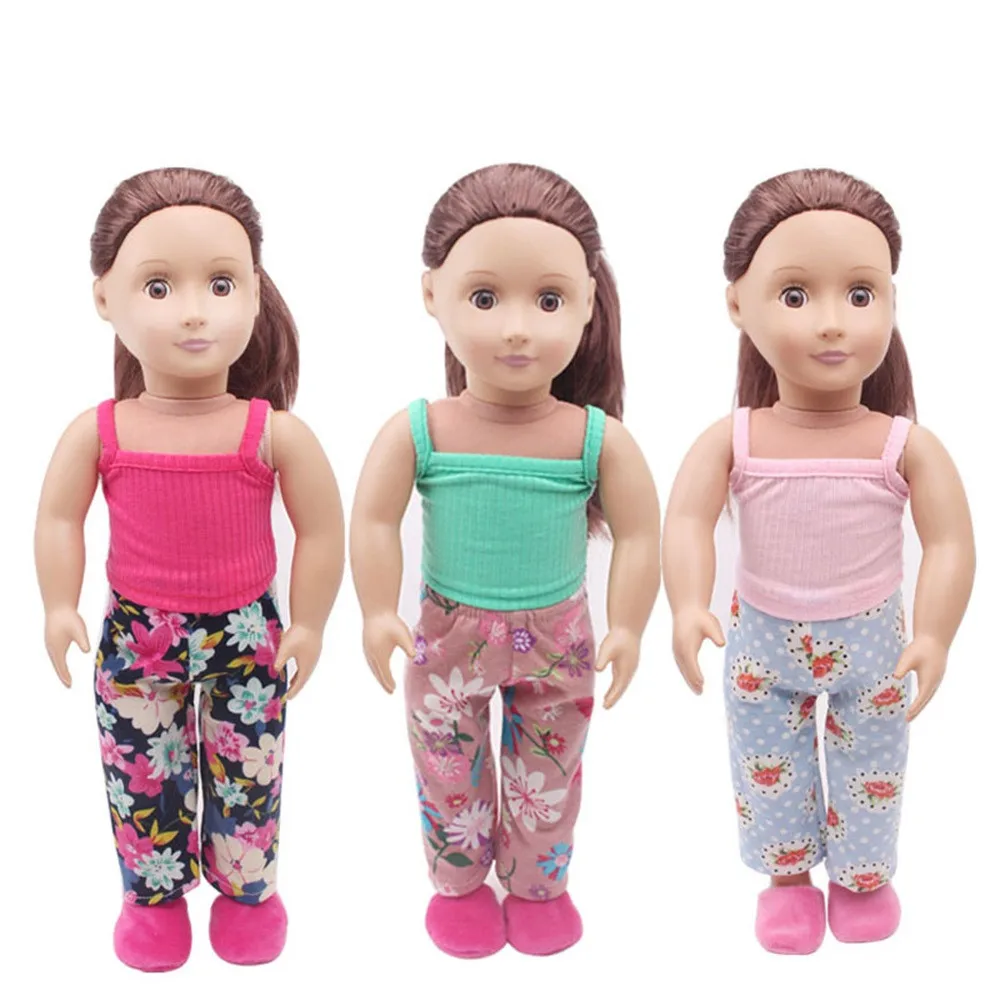 Clothes&ampPants For 18 inch Dresses Clothing for American Girl &amp Boy Dolls Logan Doll the United States girls doll clothing | Игрушки и