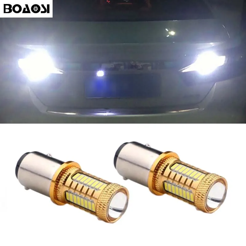 2x супер яркий автомобильный светильник s Белый светодиодный 4014 CREE чип 1156 P21W