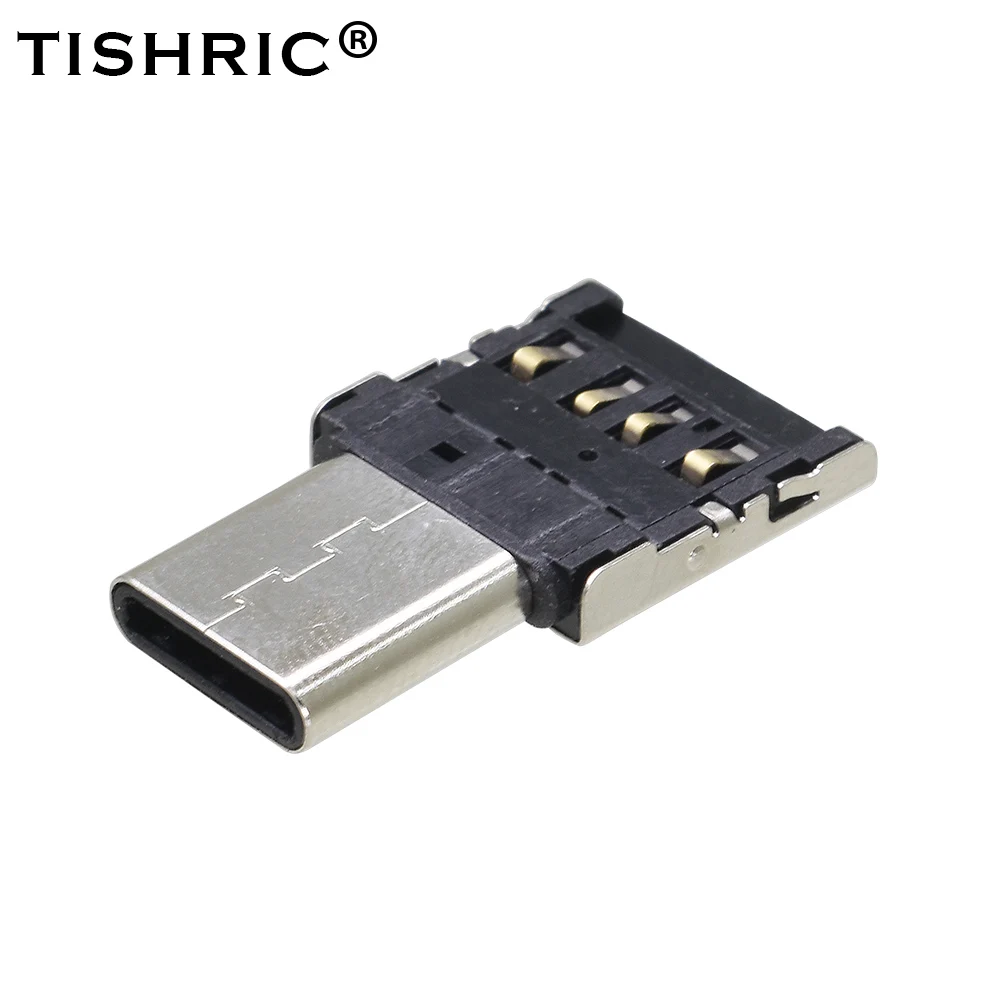 TISHRIC 10 шт. OTG Type C микро USB адаптер зарядный преобразователь данных кабель для мыши